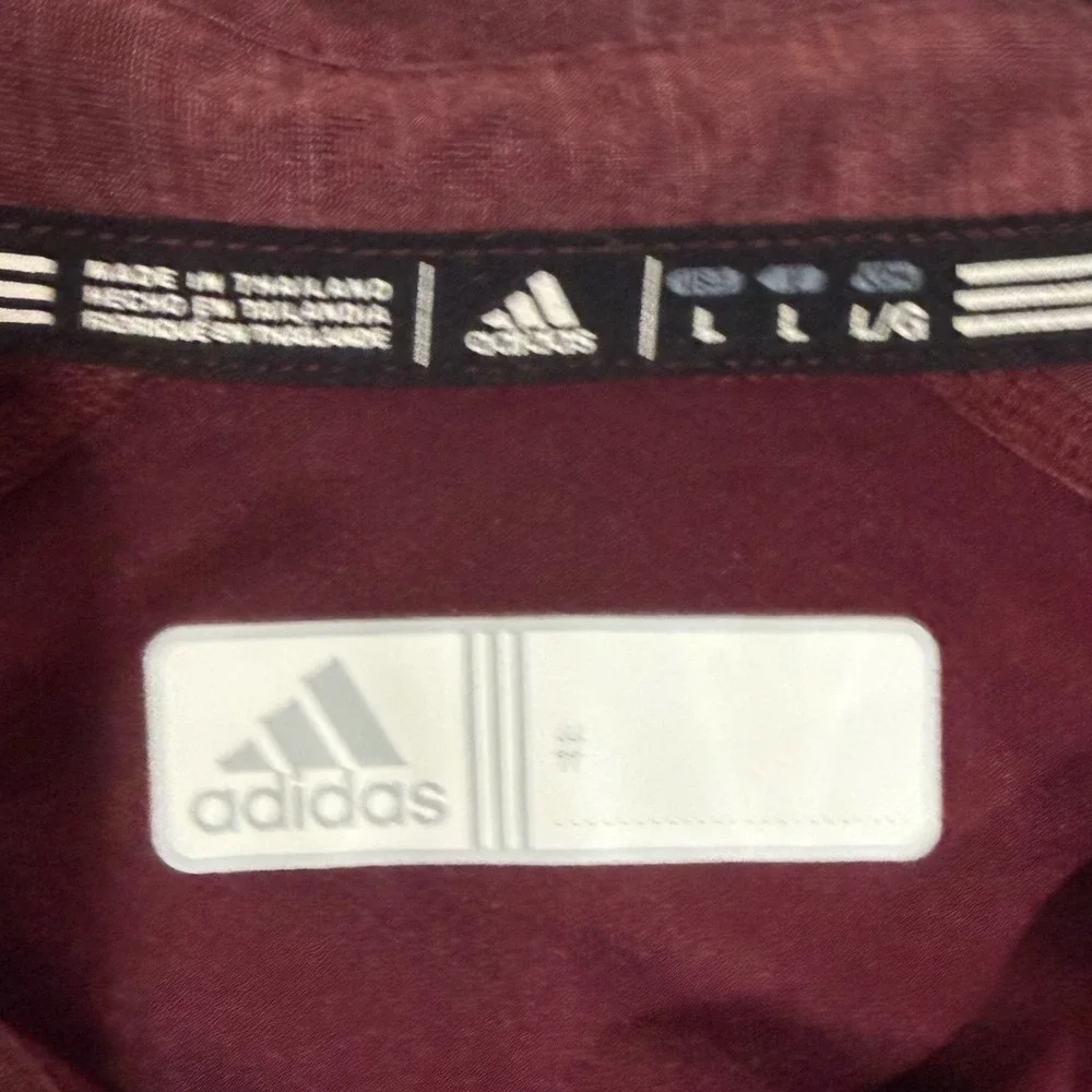 Adidas‎ Mississippi State Bulldogs Climalite Polo Shirt Mens Large Maroon NCAA